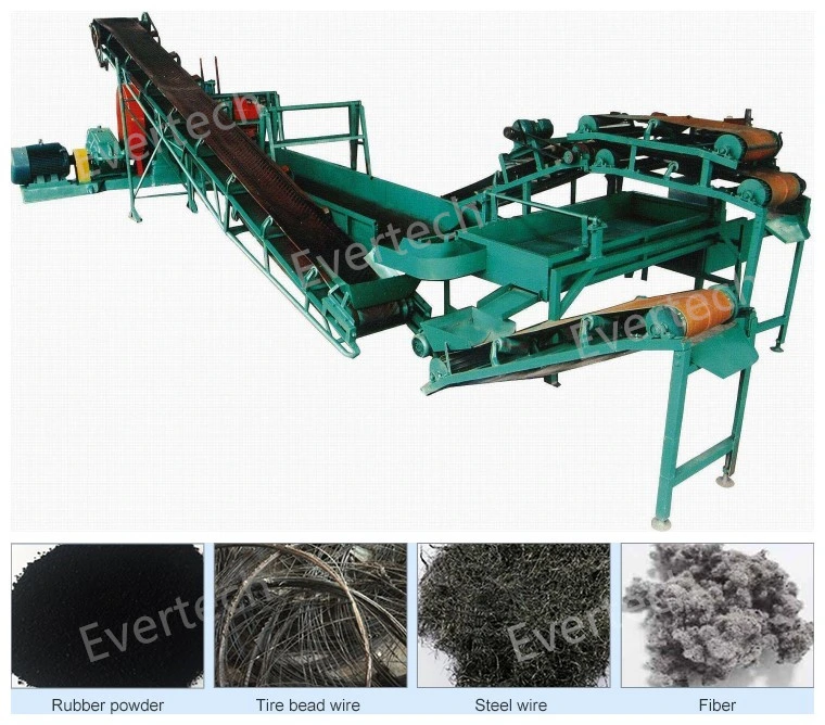 Best Price Truck Used Waste Tire Recycling Plant Equipment for Sale