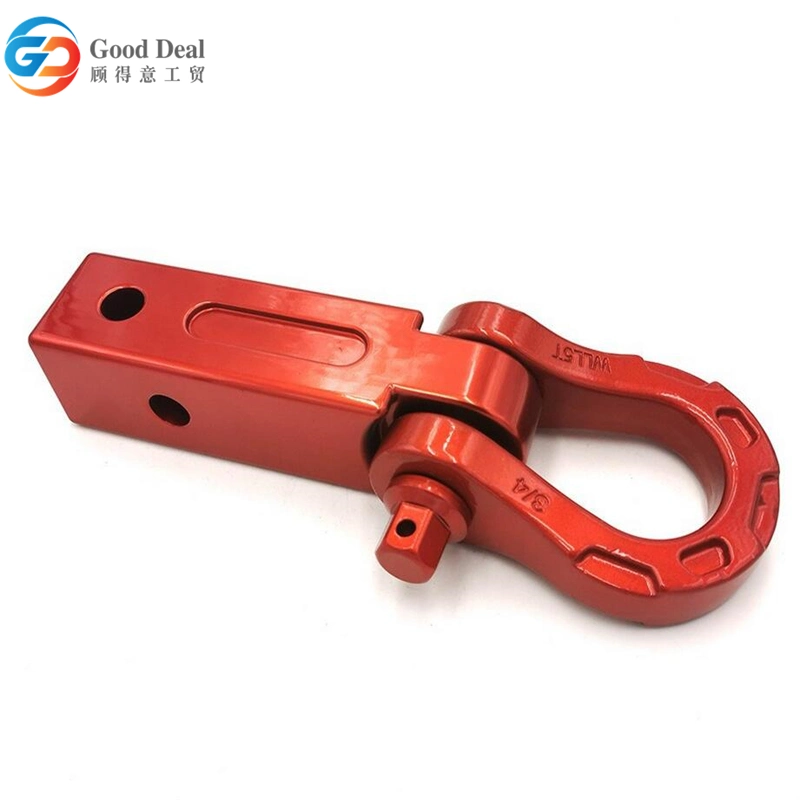 Good Quality Forged Tow Part 50mm D-Ring Recovery Hitch Kit