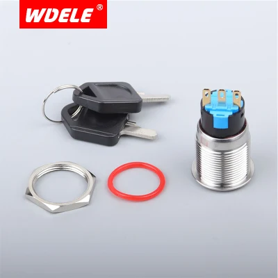 Wd métal 19mm Conversion deuxième vitesse troisième vitesse acier inoxydable auto-récupération auto-verrouillage avec interrupteur rotatif à clé