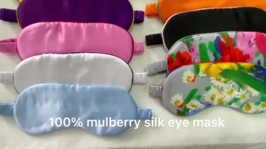 Taie d'oreiller en soie de mûrier pur personnalisé confortable 100% taie d'oreiller en soie de mûrier ensemble-cadeau avec accessoires pour cheveux masque pour les yeux